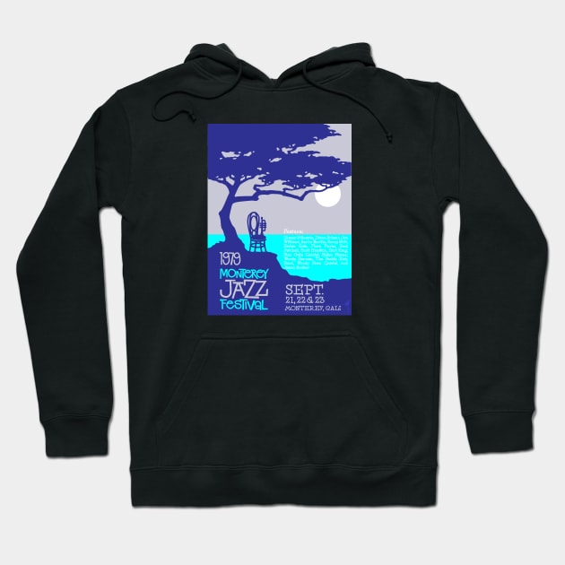 Monterey Jazz Festival 1979 Hoodie by Jun Pagano